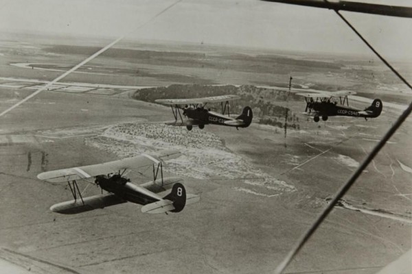Группа У-2 в полёте