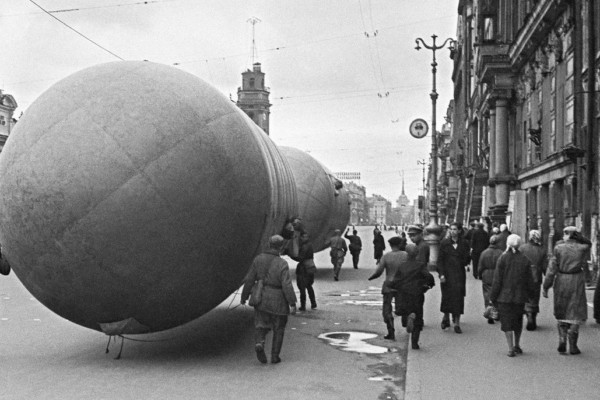 Перемещение аэростата заграждения