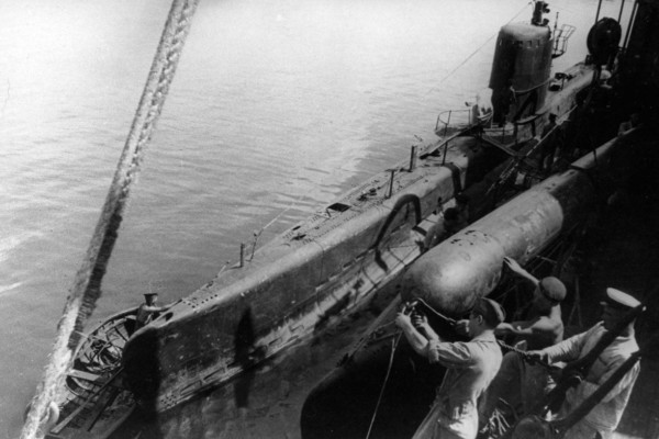 Погрузка торпеды